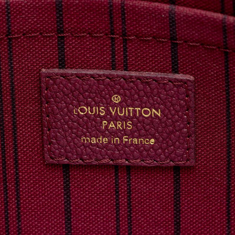 Louis Vuitton Monogram Empreinte Montaigne MM Satchel (SHF-w9K4ig)