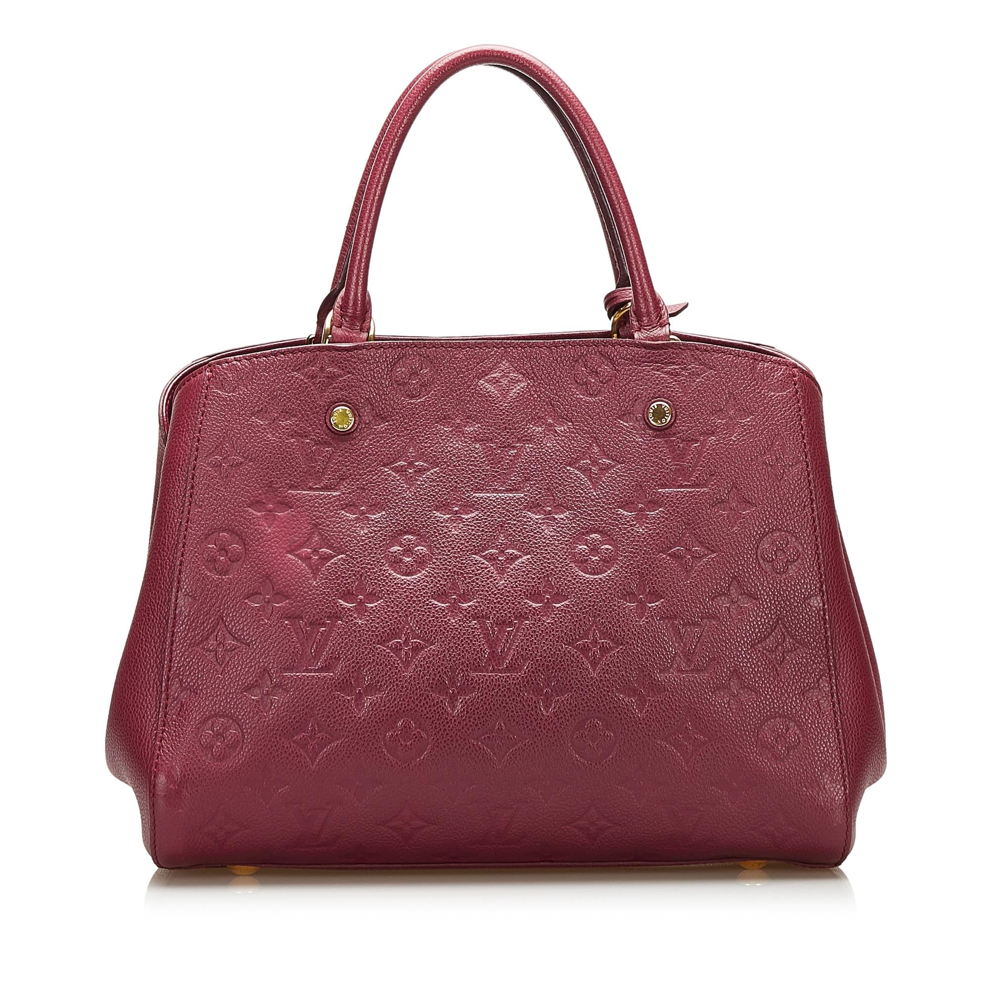 Louis Vuitton Monogram Empreinte Montaigne MM (SHG-35567)