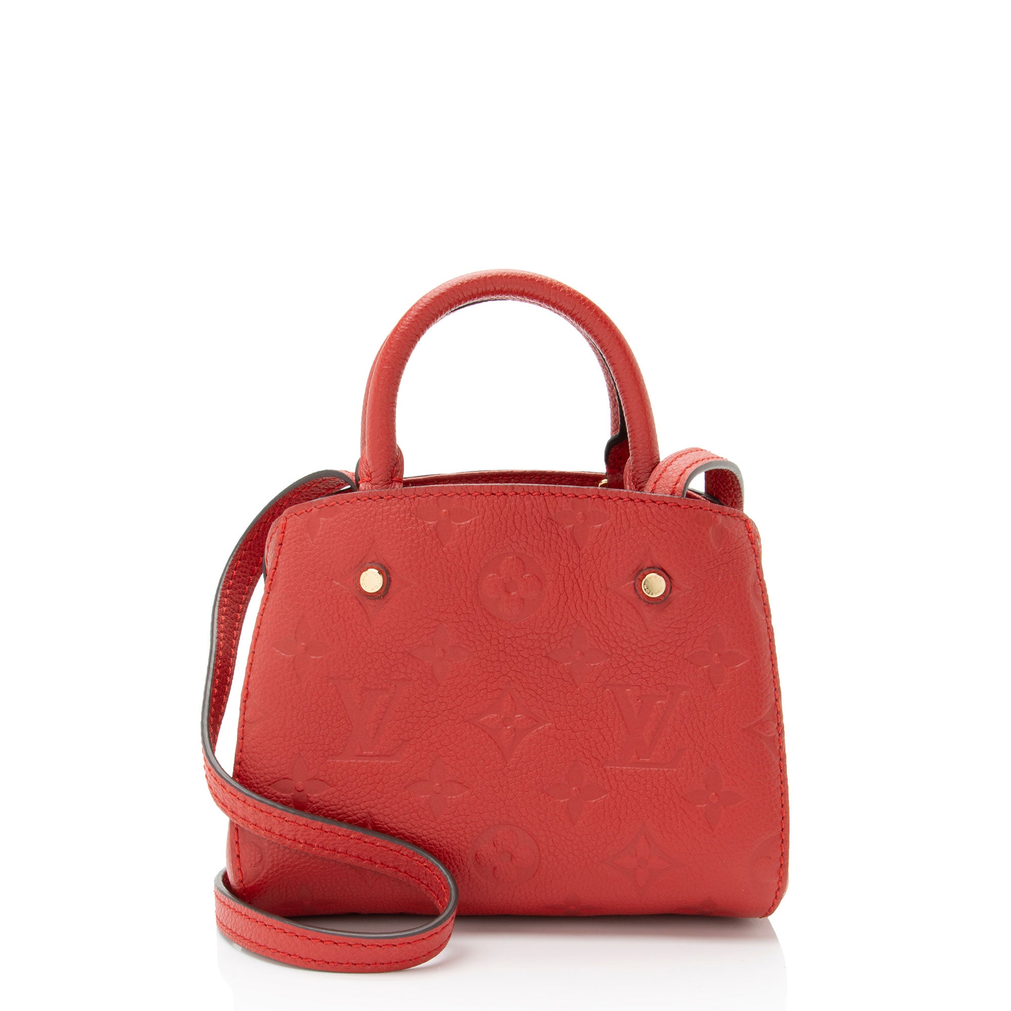 Louis Vuitton Monogram Empreinte Montaigne Nano Satchel