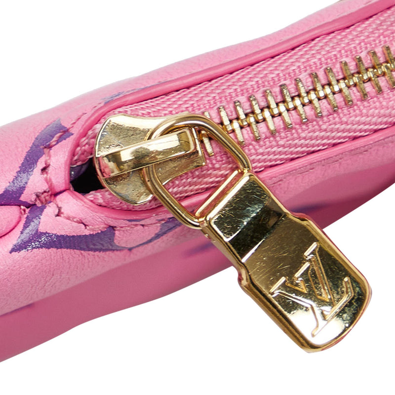Louis Vuitton Multipochette Lanyard Key Holder Pink/Purple
