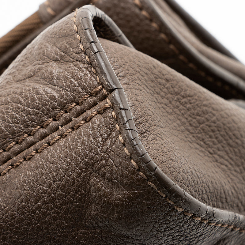 Louis Vuitton Petillante Clutch Monogram Empreinte Leather Brown