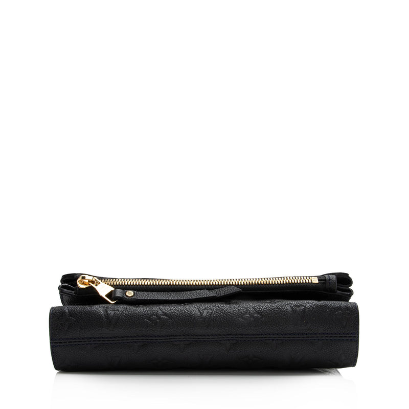 Louis Vuitton Petillante Clutch Black Leather for sale online