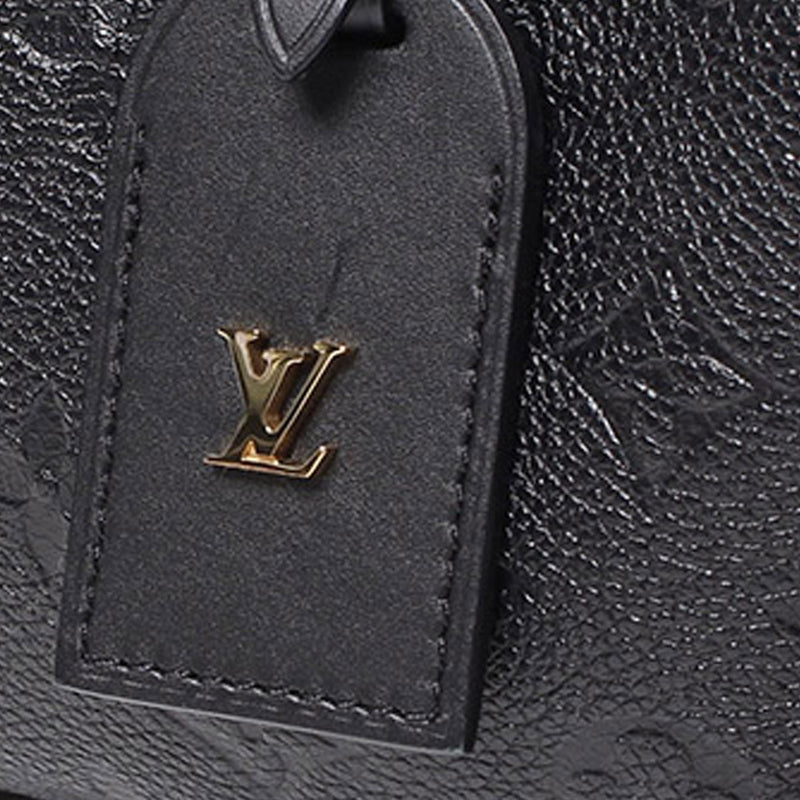 AUTHENTIC LV Petite Malle Souple in Black Empreinte Leather