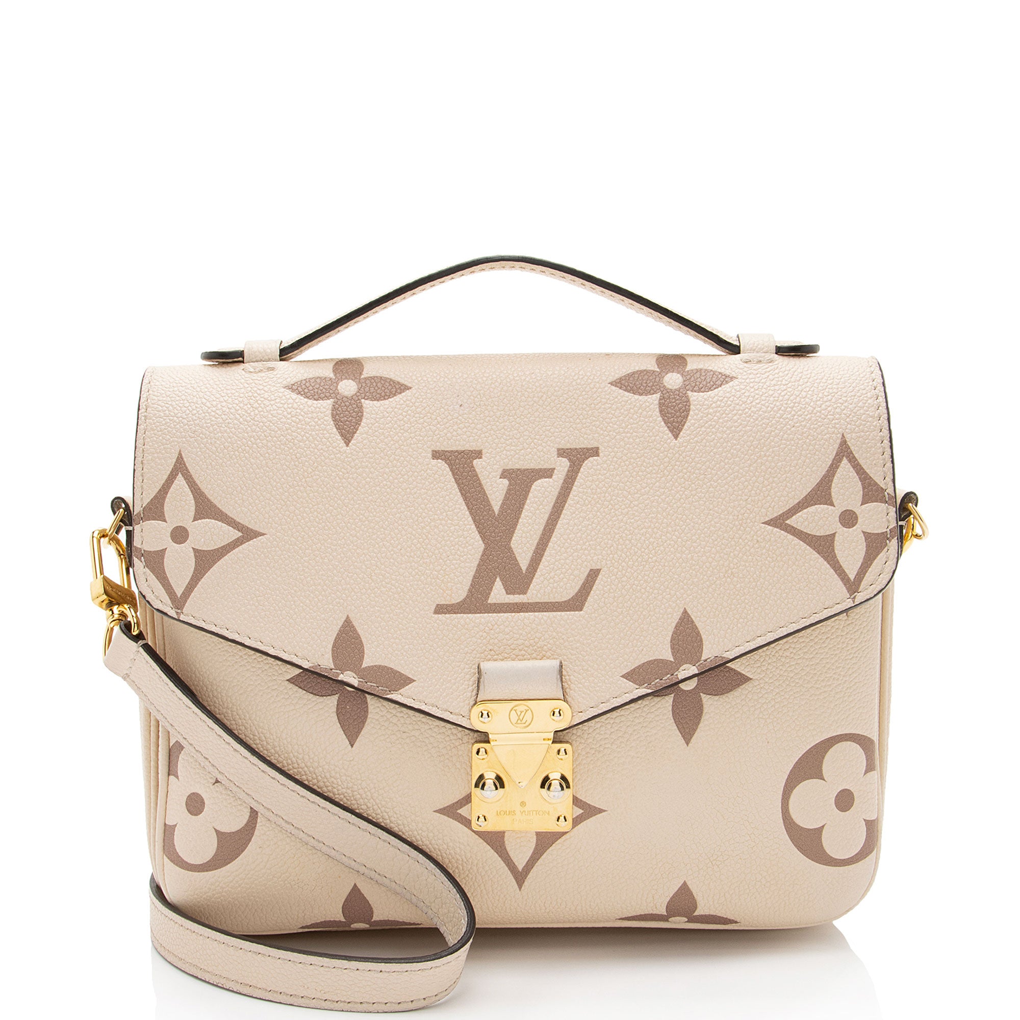 Louis Vuitton Giant Monogram Empreinte Bicolor Pochette Metis Shoulder Bag