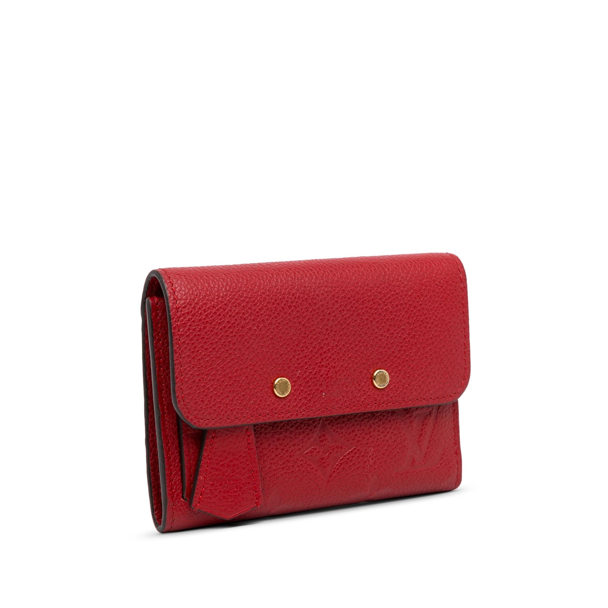 Louis Vuitton Monogram Empreinte Pont Neuf Wallet (SHG-Im3zlg)