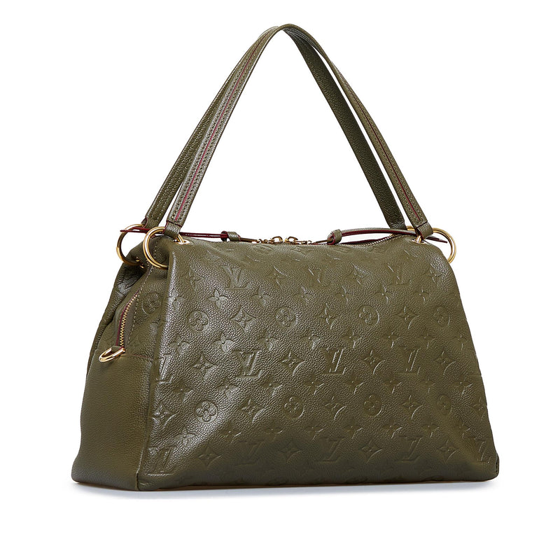 LOUIS VUITTON Vavin MM Monogram Empreinte Shoulder Bag Taupe