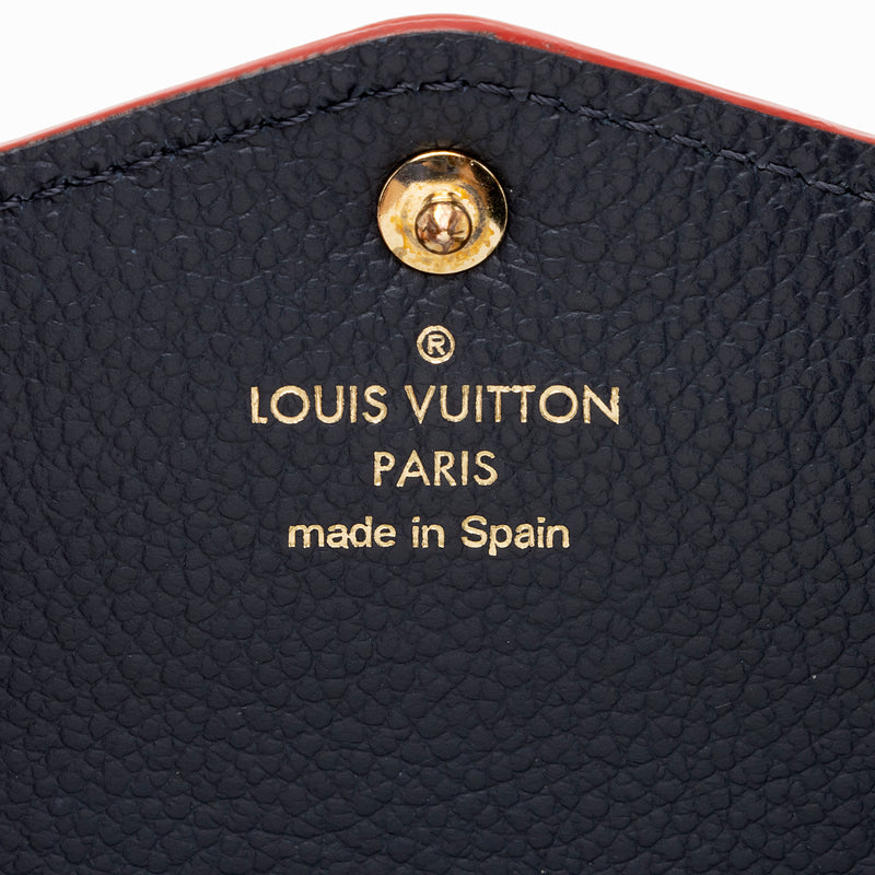 Louis Vuitton Womens Vernis Empreinte Monogram Sarah Wallet Pale Jaune Yellow