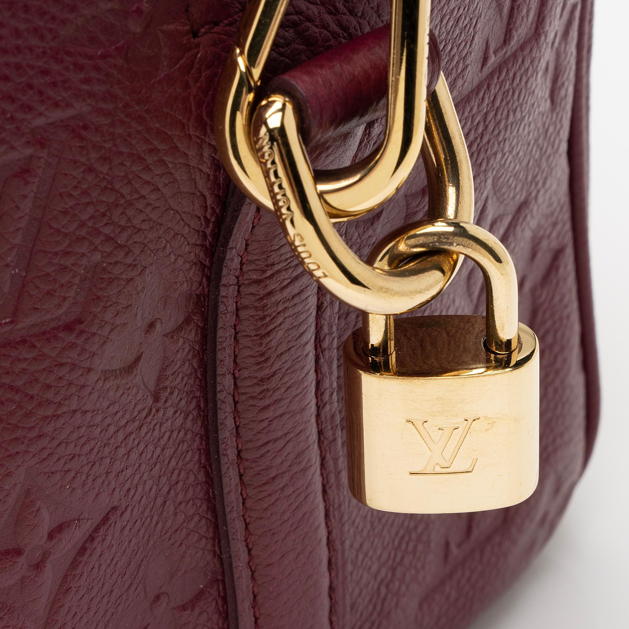 Louis Vuitton Monogram Empreinte Speedy Bandouliere 25 Satchel - FINAL SALE (SHF-7YVpMd)