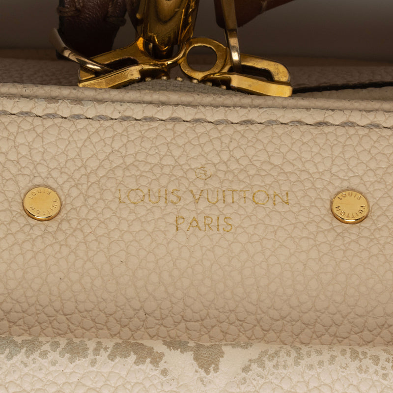 Louis Vuitton Monogram Empreinte Speedy Bandouliere 25 Satchel (SHF-TK9Hup)
