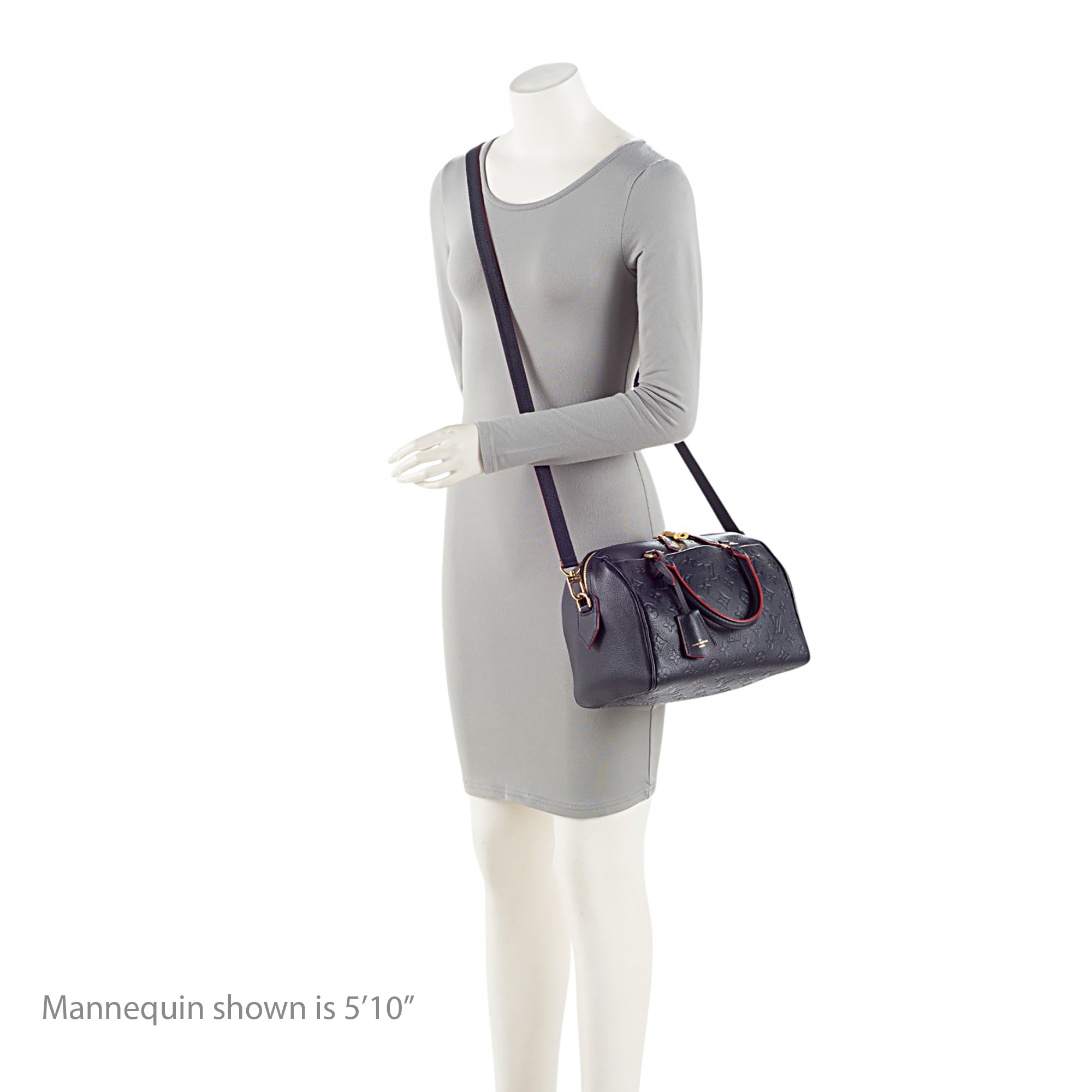 Louis Vuitton Monogram Empreinte Speedy Bandouliere 25 Satchel