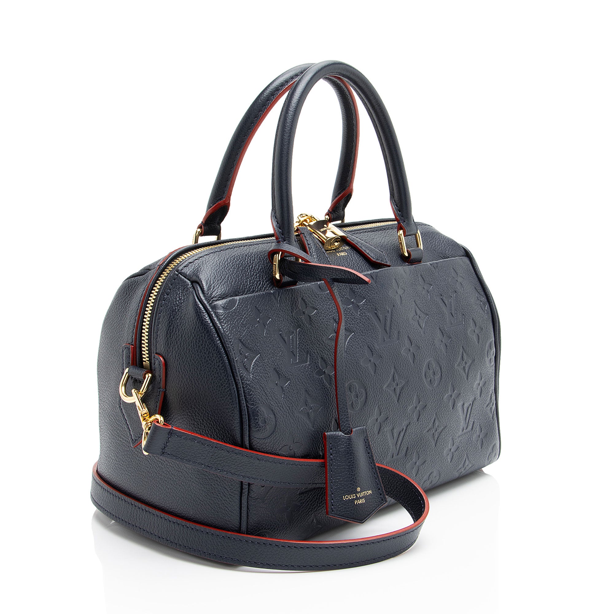 Louis Vuitton Monogram Empreinte Speedy Bandouliere 25 Satchel