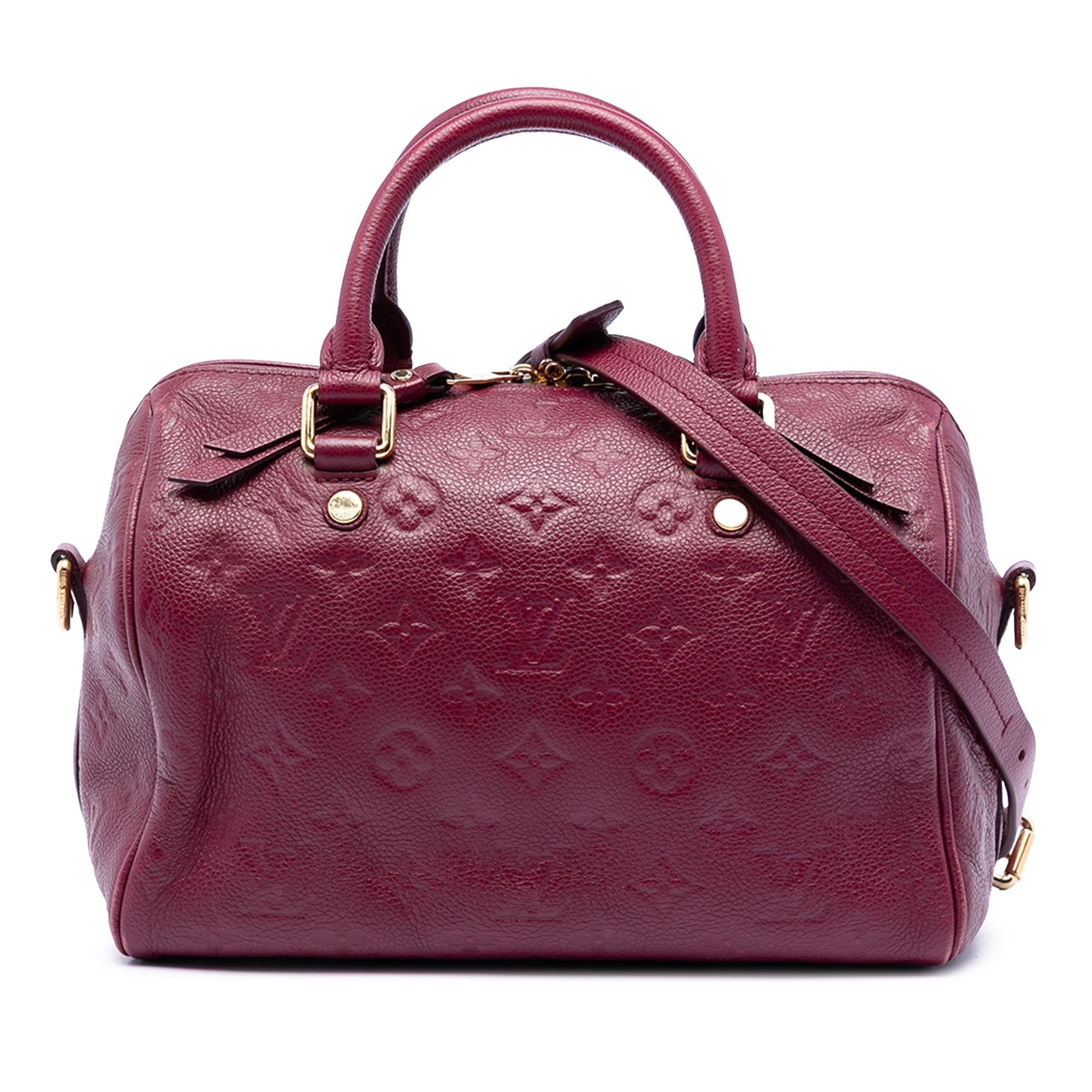 Louis Vuitton Monogram Empreinte Speedy Bandouliere 25