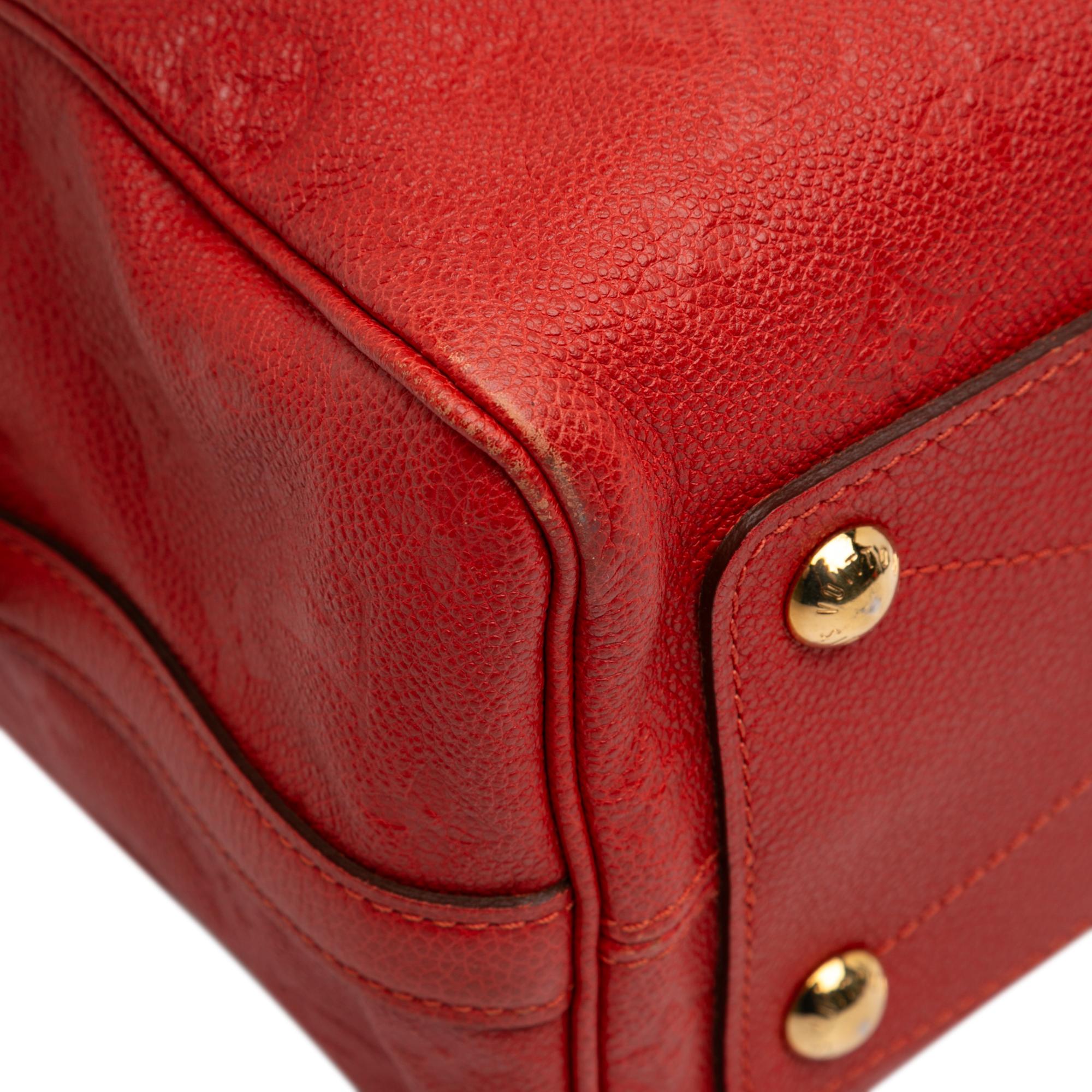 Louis Vuitton Monogram Empreinte Speedy Bandouliere 25
