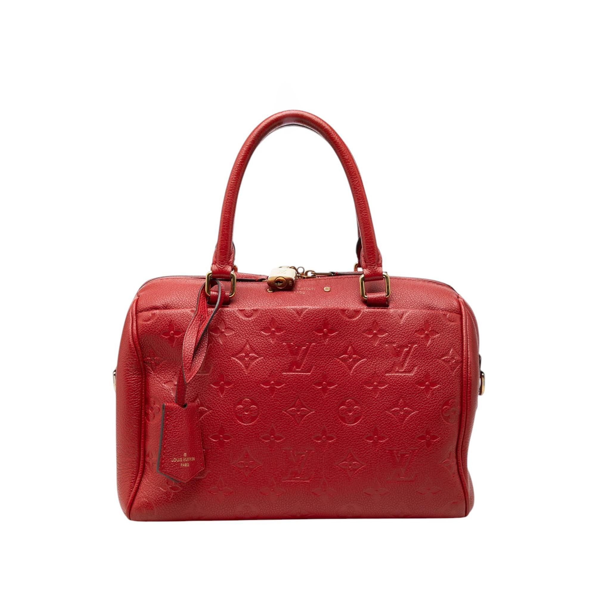 Louis Vuitton Monogram Empreinte Speedy Bandouliere 25