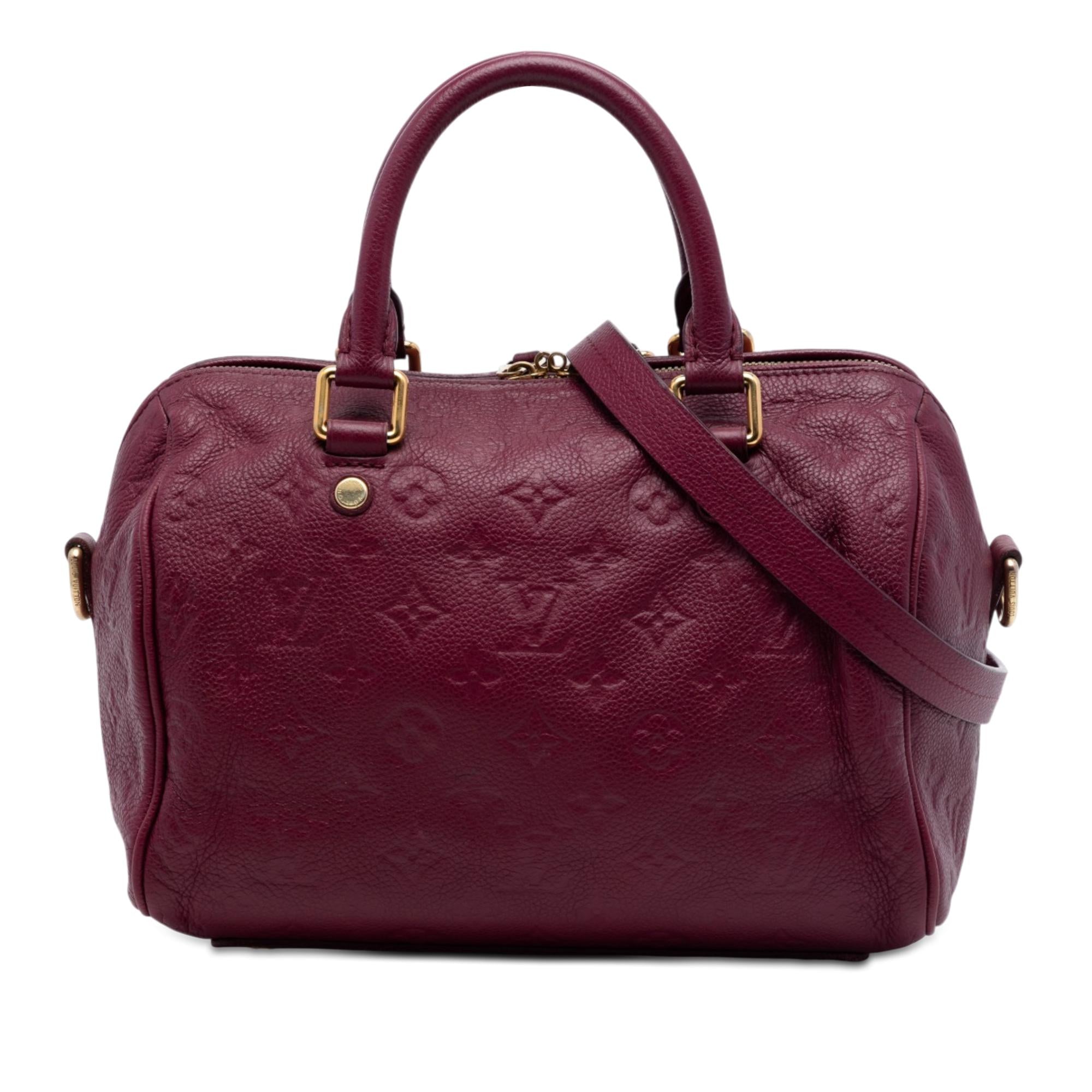 Louis Vuitton Monogram Empreinte Speedy Bandouliere 25