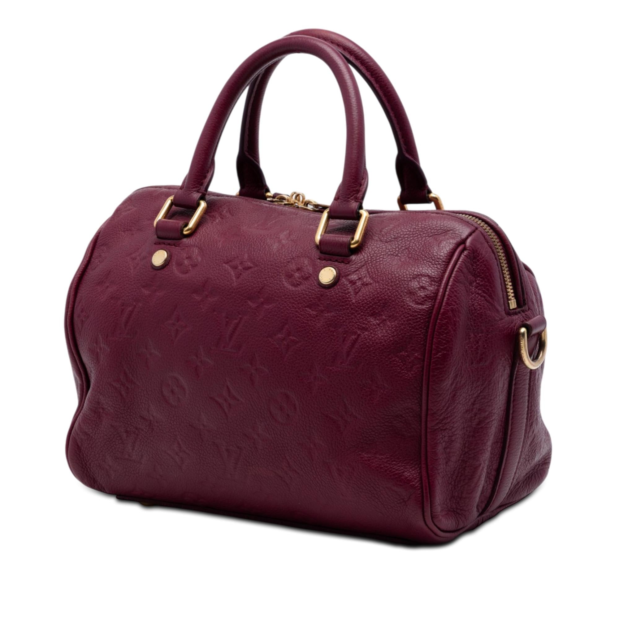 Louis Vuitton Monogram Empreinte Speedy Bandouliere 25