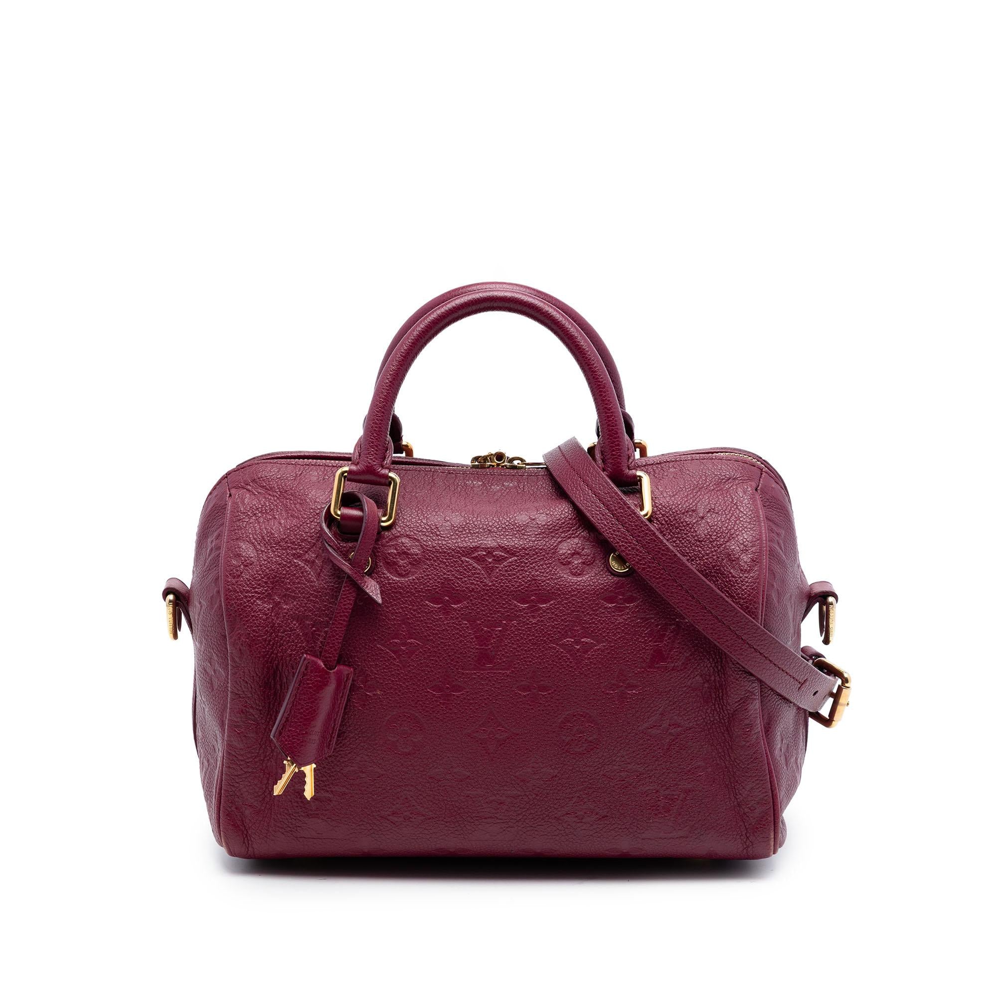 Louis Vuitton Monogram Empreinte Speedy Bandouliere 25