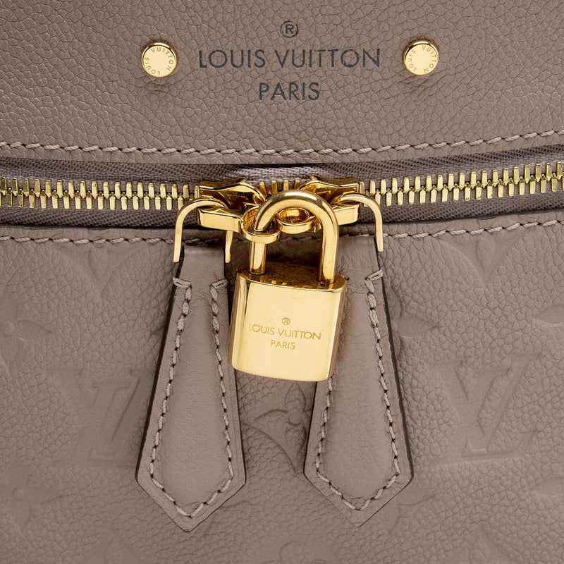 LOUIS VUITTON Spontini Empreinte Leather Shoulder Bag Mastic