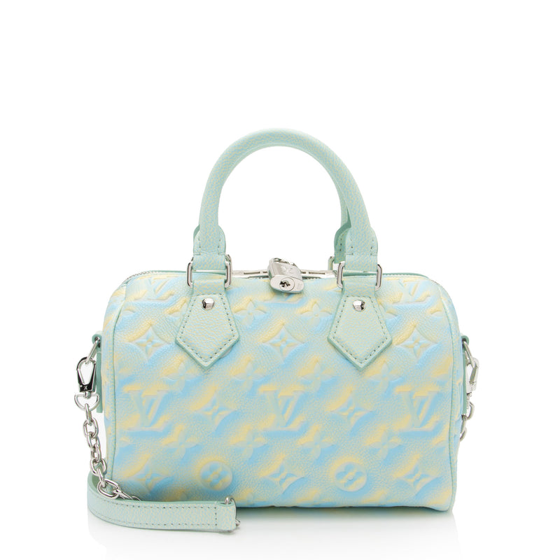 Louis Vuitton Monogram Empreinte Summer Stardust Speedy Bandouliere 20 Satchel (SHF-zGGIBN)