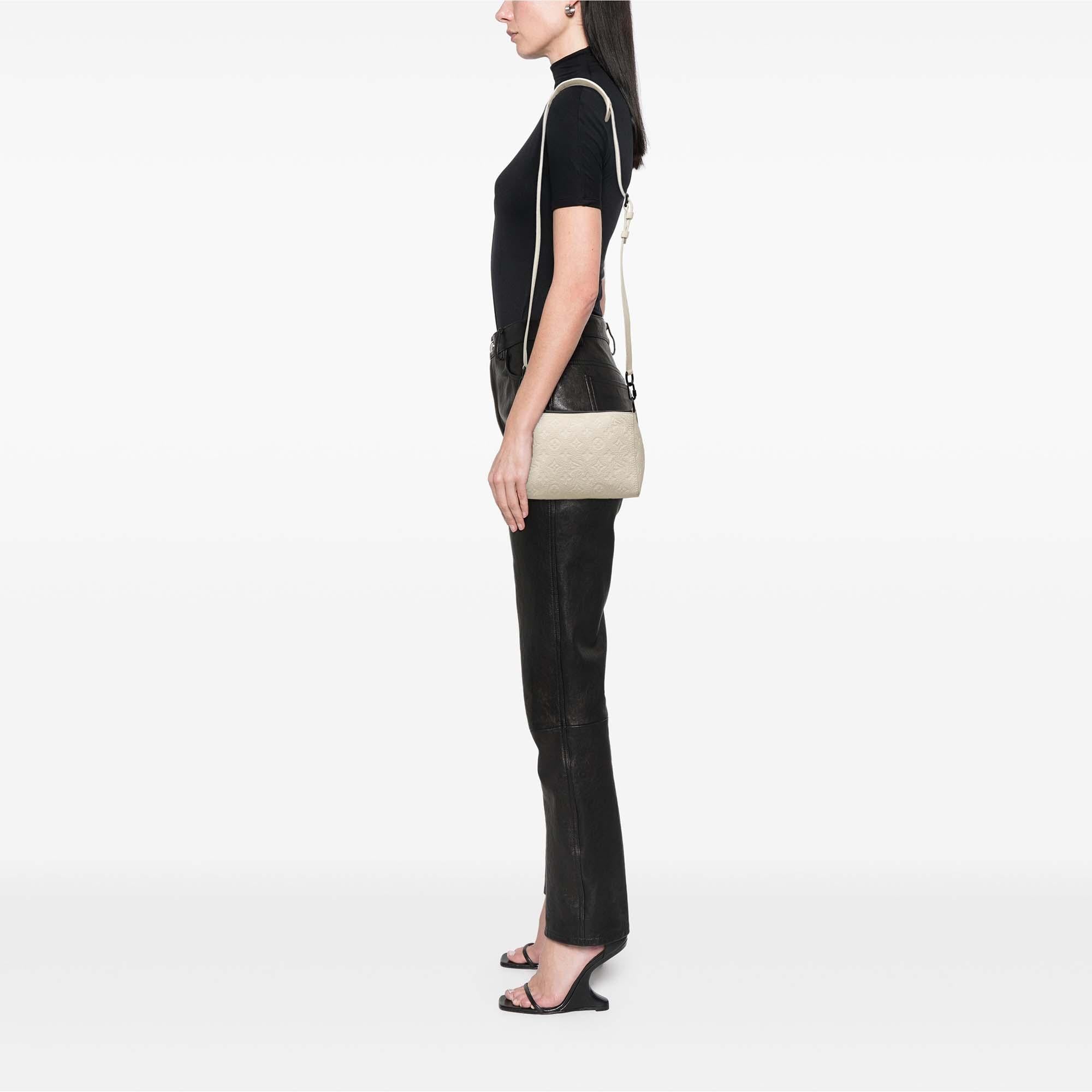 Louis Vuitton Monogram Empreinte Triangle Messenger Bag