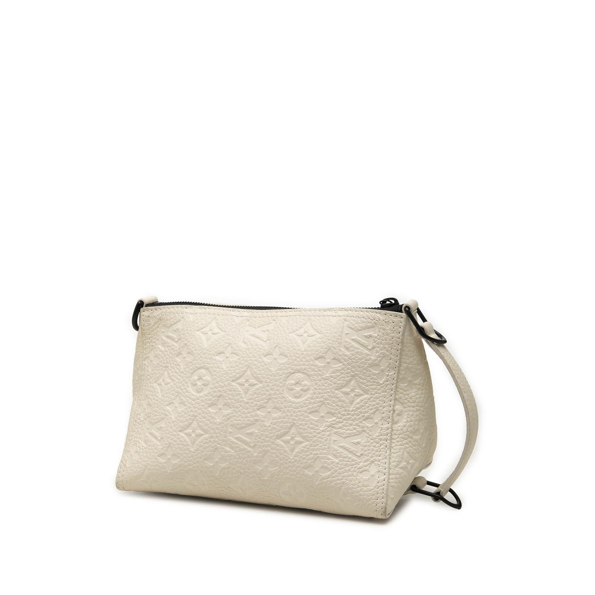 Louis Vuitton Monogram Empreinte Triangle Messenger Bag