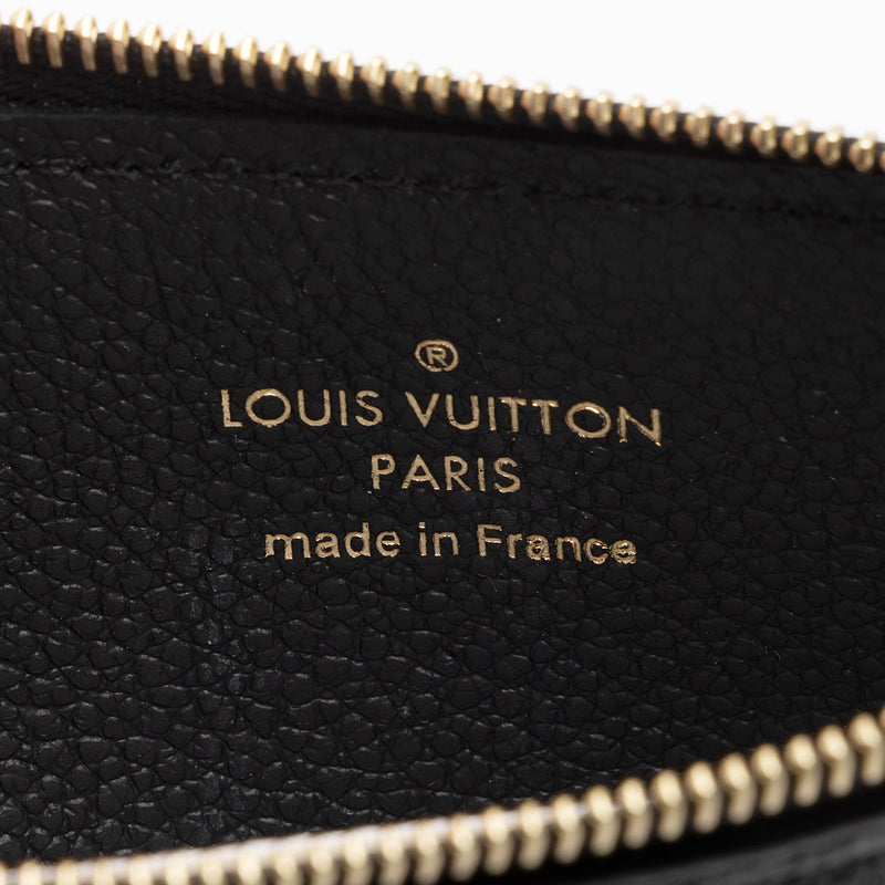 Louis Vuitton Monogram Empreinte Zipped Romy Card Holder (SHF-VQ0kBn)