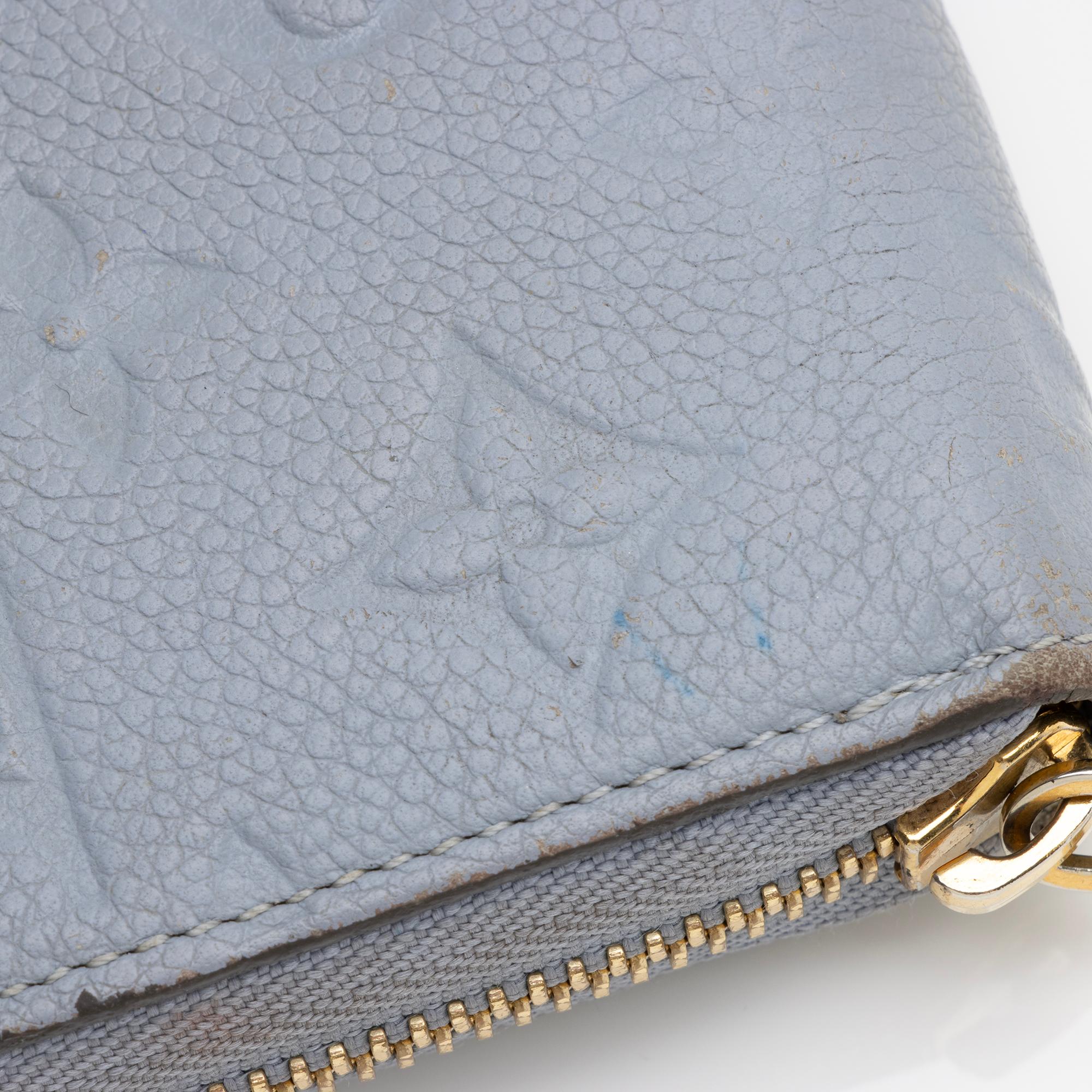 Louis Vuitton Monogram Empreinte Zippy Wallet (SHF-23849)