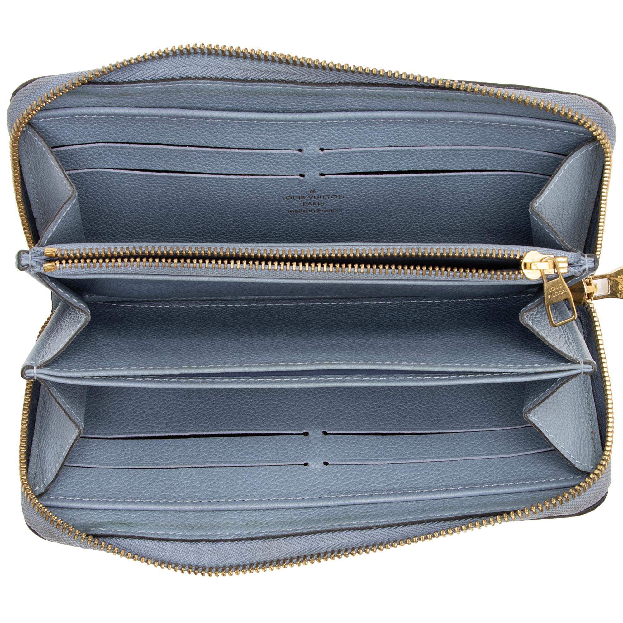 Louis Vuitton Monogram Empreinte Zippy Wallet (SHF-23849)