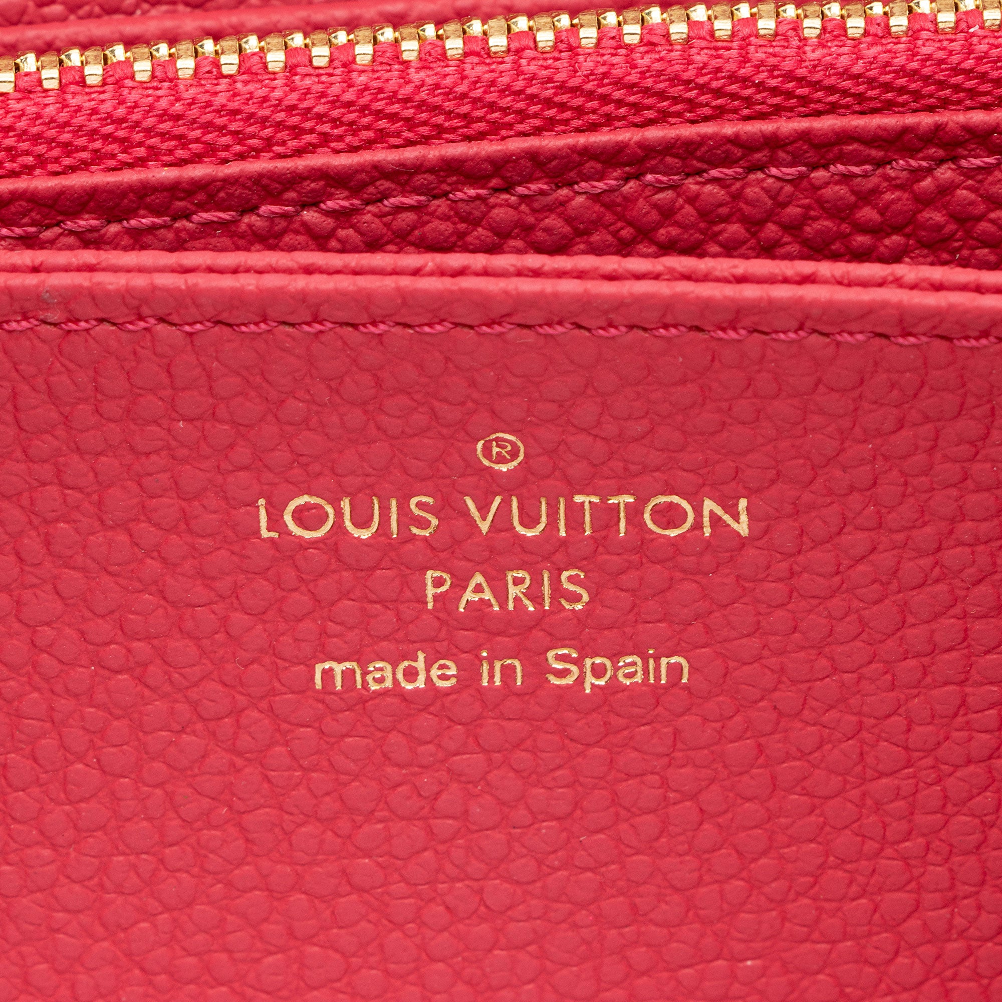 Louis Vuitton Monogram Empreinte Zippy Wallet