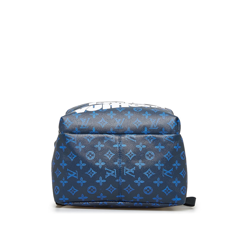 Louis+Vuitton+Discovery+Backpack+PM+Blue+Leather for sale online