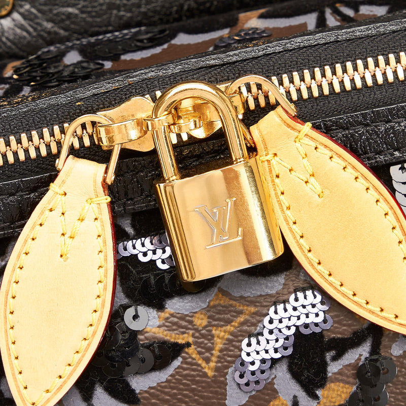 Louis Vuitton Limited Edition Fleur de Jais Carrousel Bag