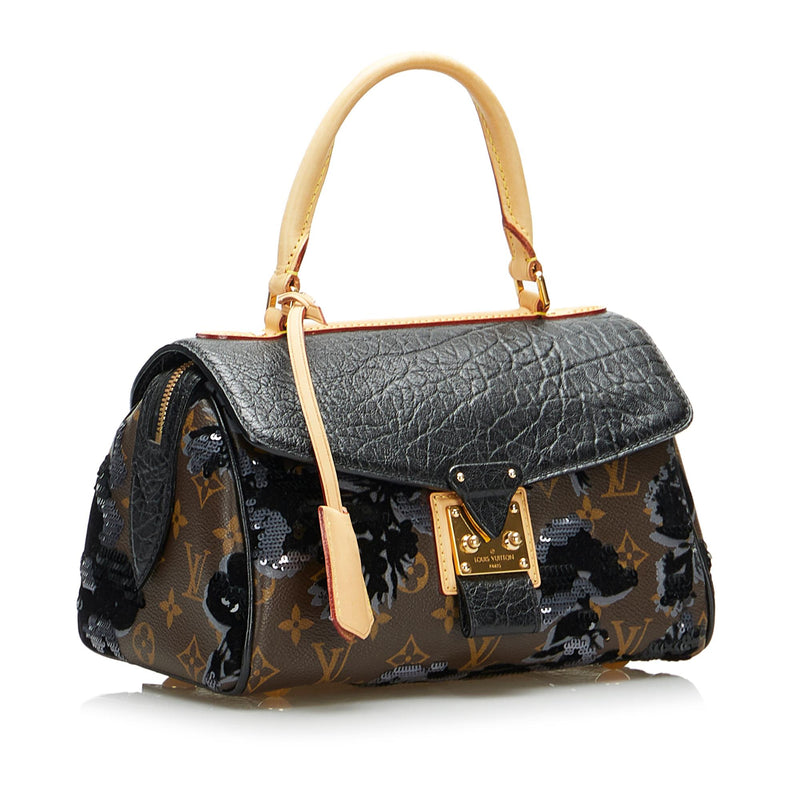 Louis Vuitton 2010 Pre-owned Monogram Fleur de Jais Handbag