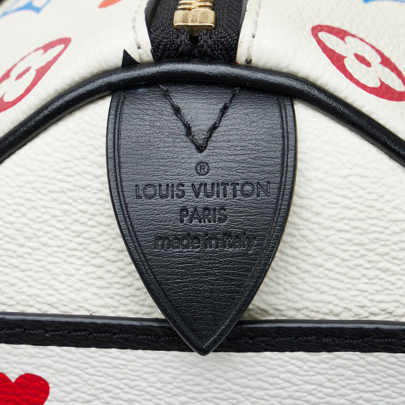 Louis Vuitton Monogram Game On Speedy Bandouliere 25 (SHG-G6gb36