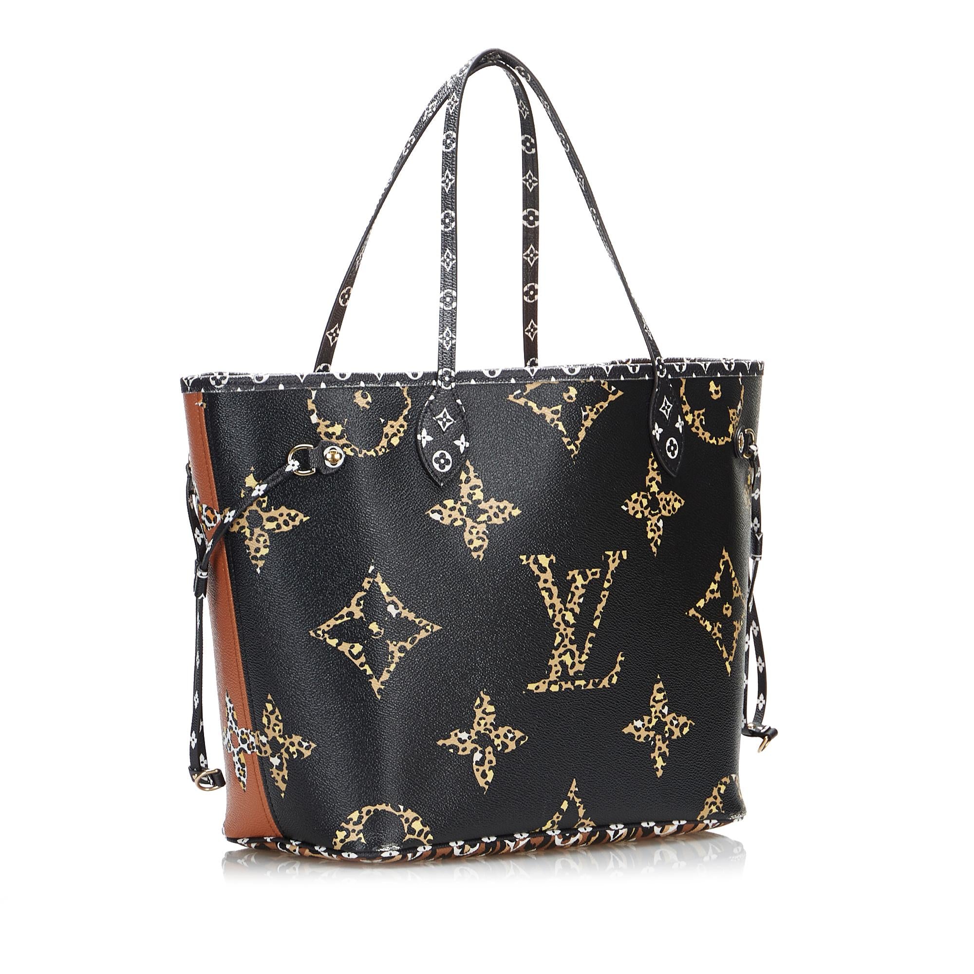 Louis Vuitton Monogram Giant Jungle Neverfull MM (SHG-4HIPD2)