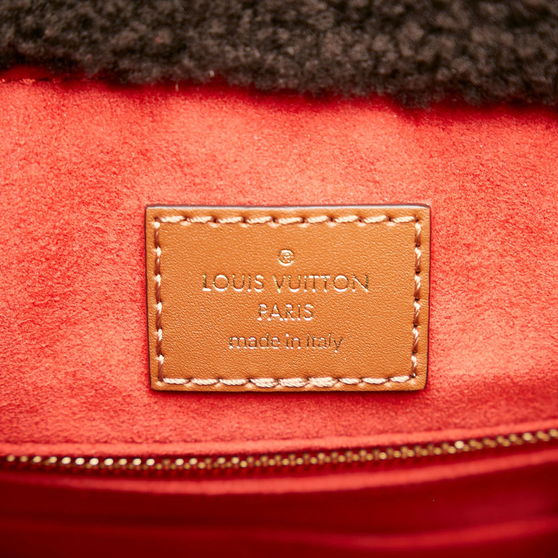 Louis Vuitton Black Shearling Monogram OnTheGo GM Bag Louis Vuitton