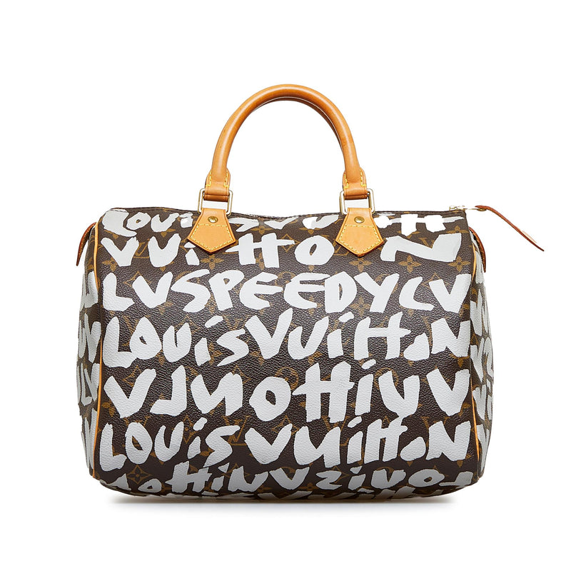 Louis Vuitton Graffiti Speedy 30 Handbag
