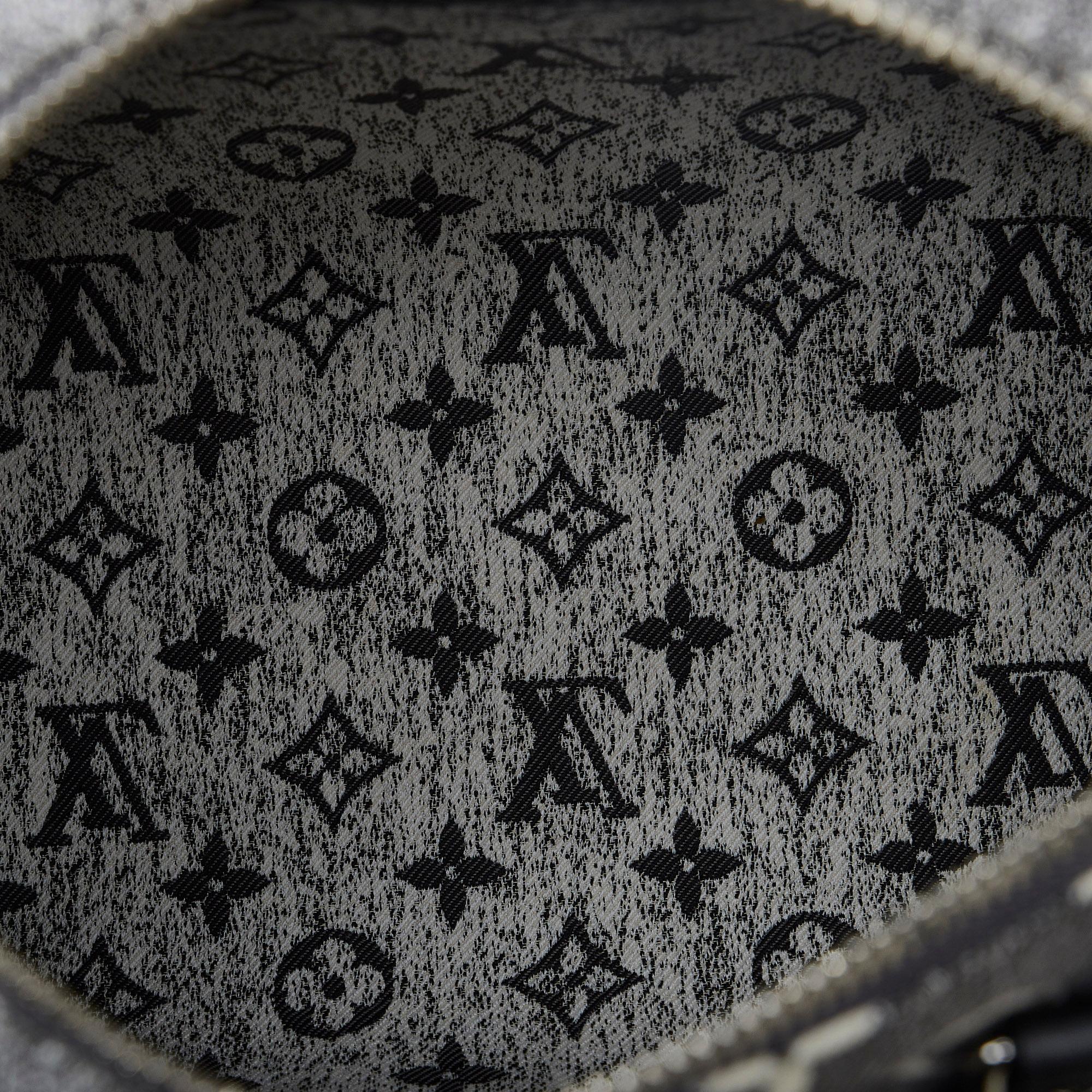 Louis Vuitton Monogram Jacquard Denim Speedy Bandouliere 25 (SHG-F17z6J)