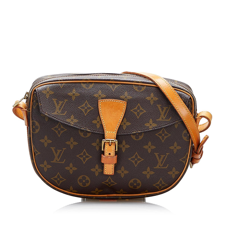 Louis Vuitton - Authenticated Jeune Fille Handbag - Cloth Brown for Women, Good Condition