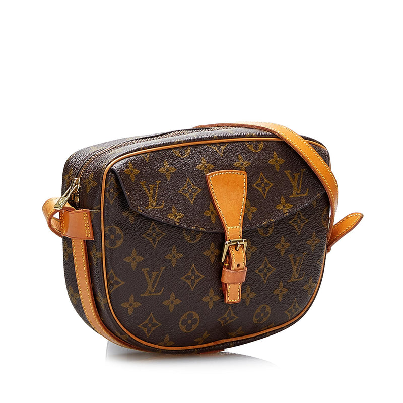 Louis Vuitton - Authenticated Jeune Fille Handbag - Cloth Brown for Women, Good Condition