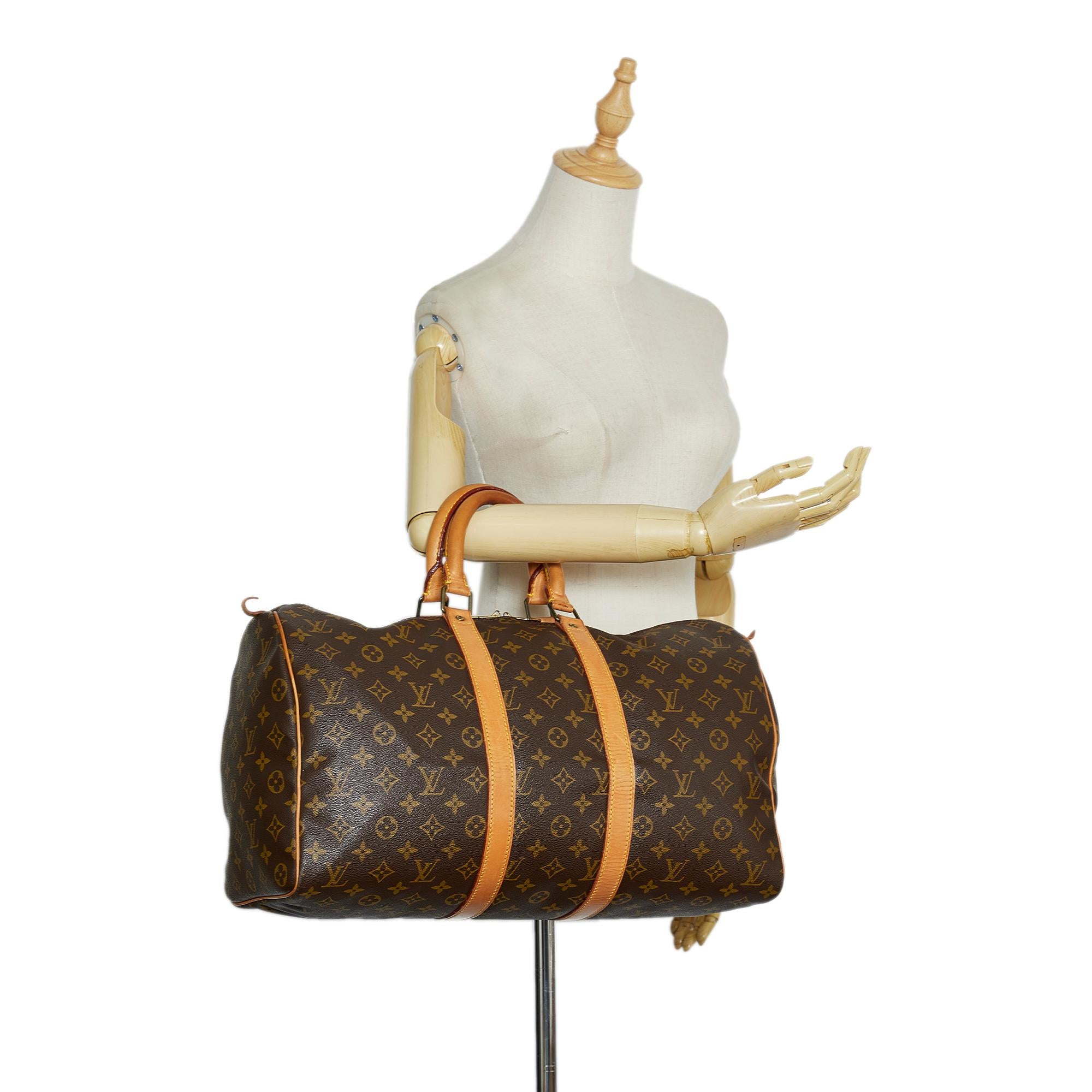 Louis Vuitton Monogram Keepall 45 (SHG-fuIExD)