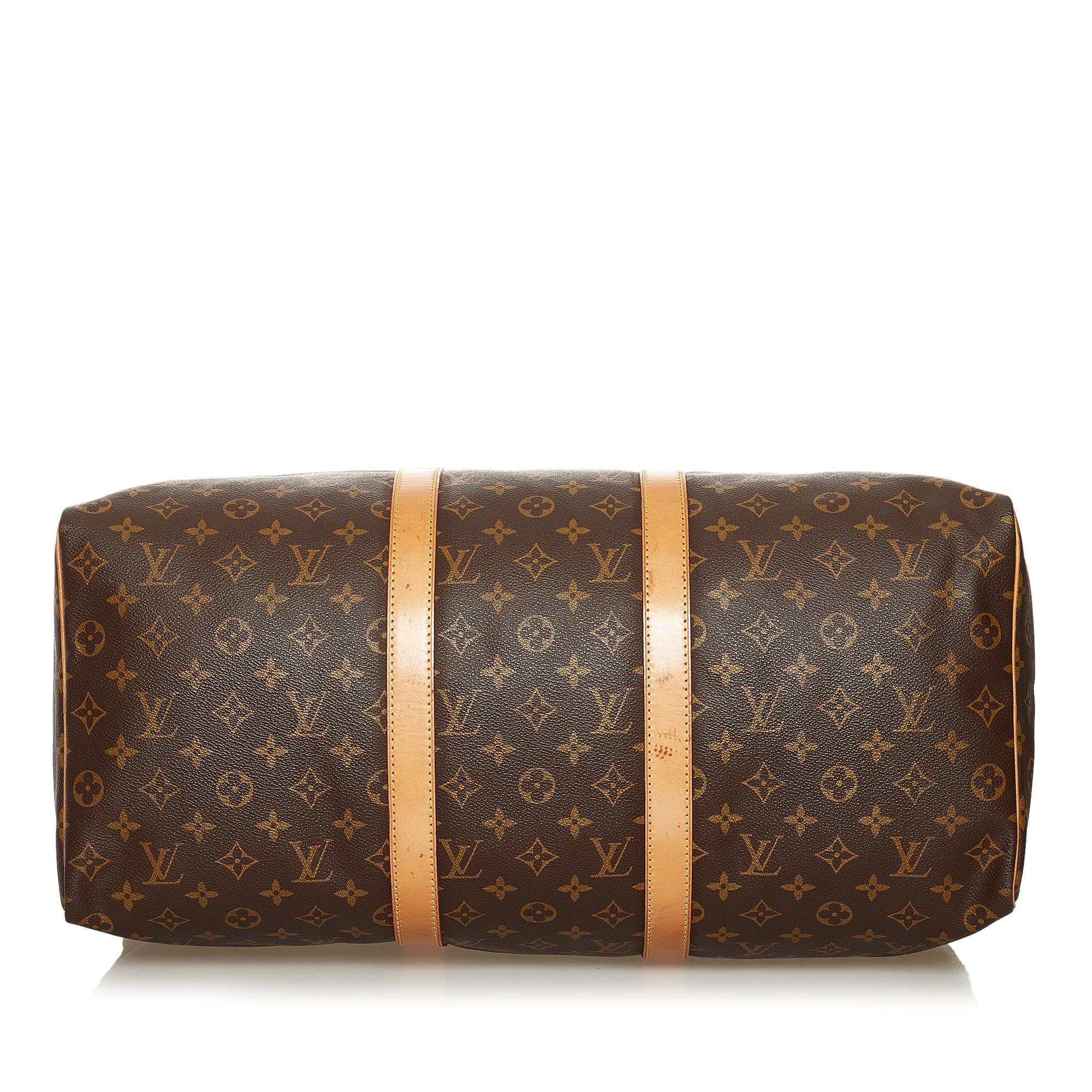 Louis Vuitton Monogram Keepall 50 (SHG-35115)