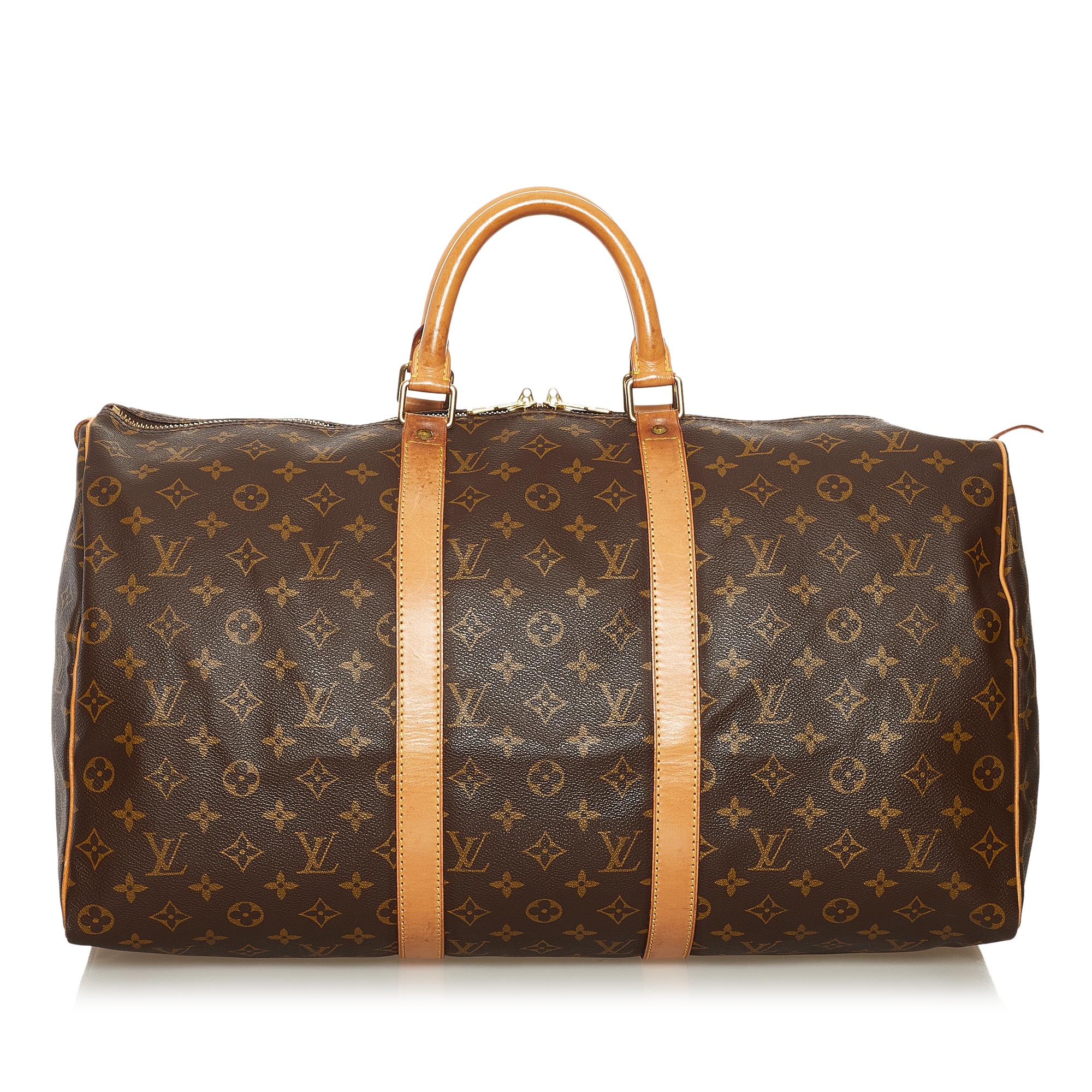 Louis Vuitton Monogram Keepall 50 (SHG-35115)