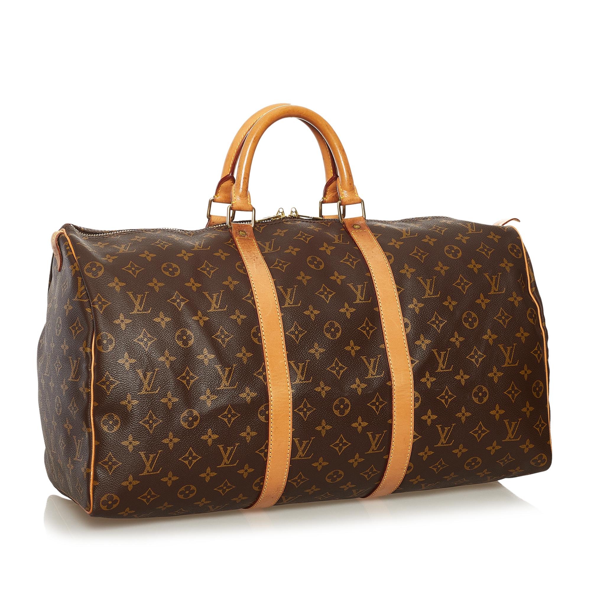 Louis Vuitton Monogram Keepall 50 (SHG-35115)