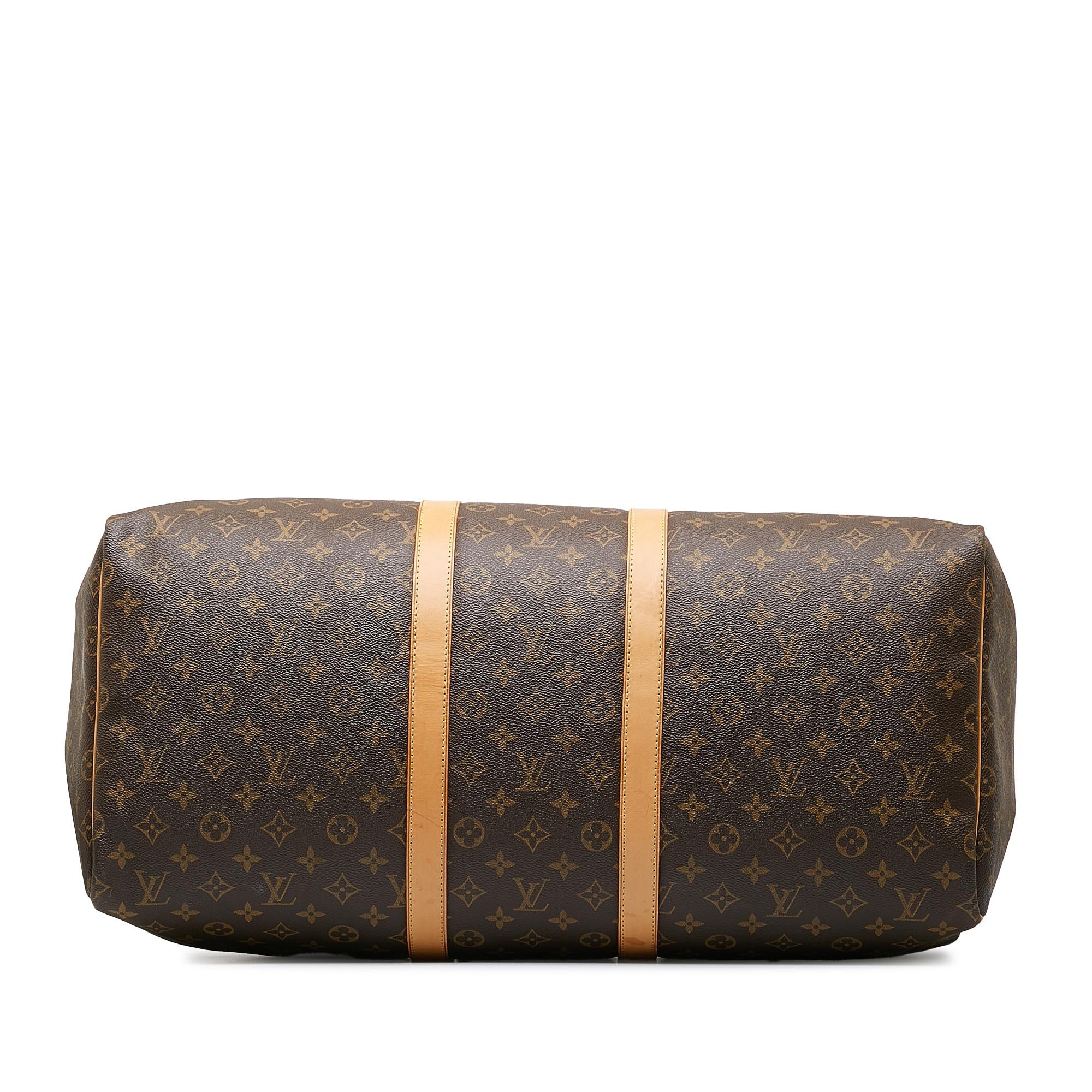 Louis Vuitton Monogram Keepall 55 (SHG-4LCcRg)