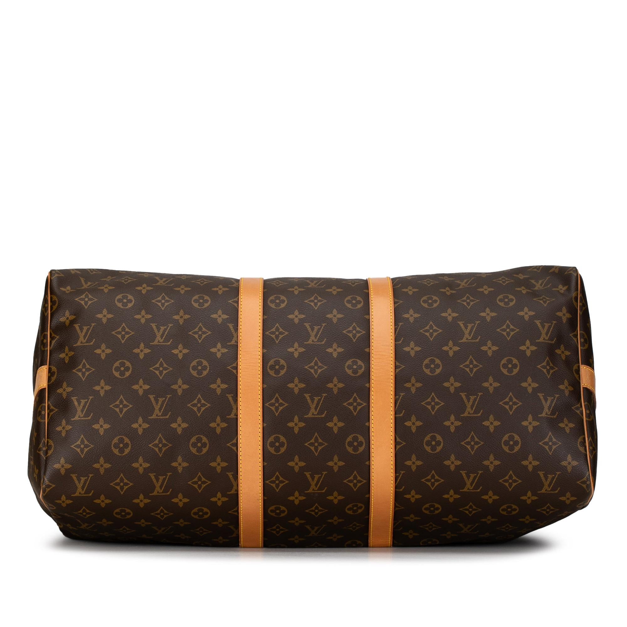 Louis Vuitton Monogram Keepall 55 (SHG-jRBQo1)