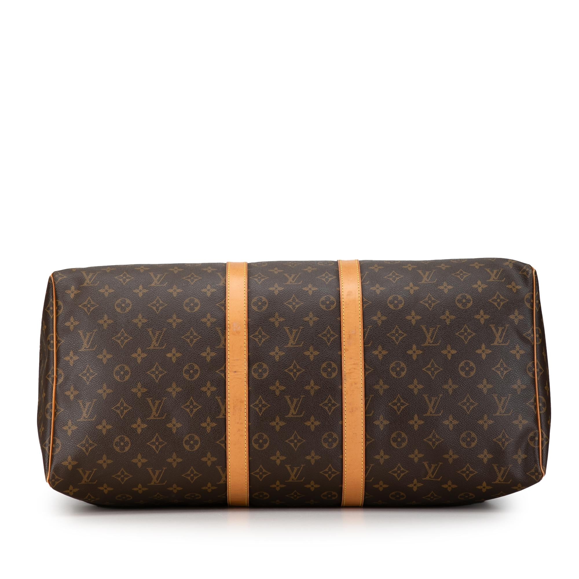 Louis Vuitton Monogram Keepall 55 (SHG-qhVnVv)