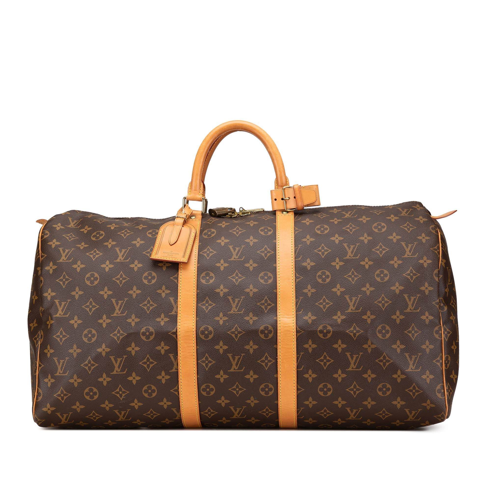 Louis Vuitton Monogram Keepall 55 (SHG-2ju8jP)