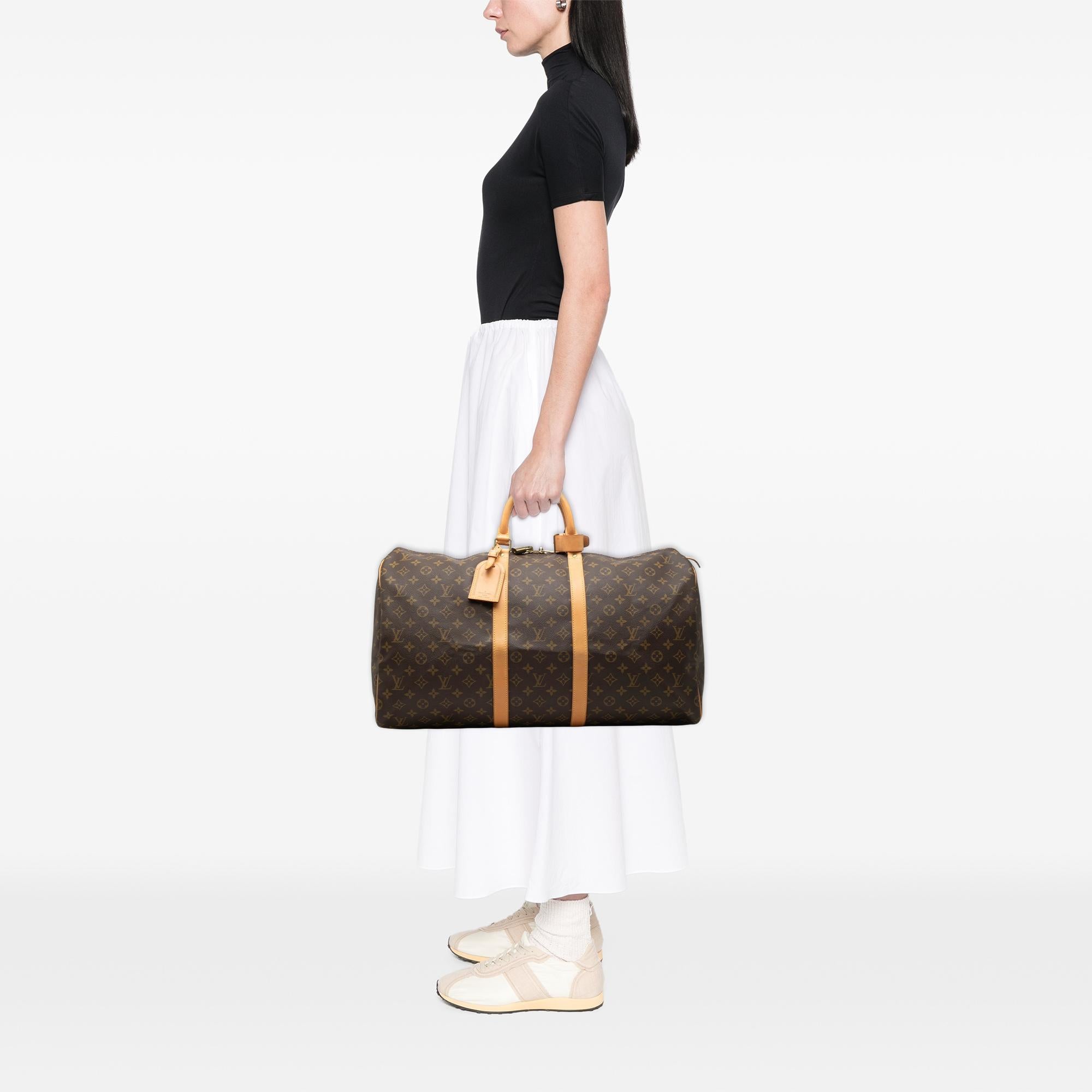 Louis Vuitton Monogram Keepall 55