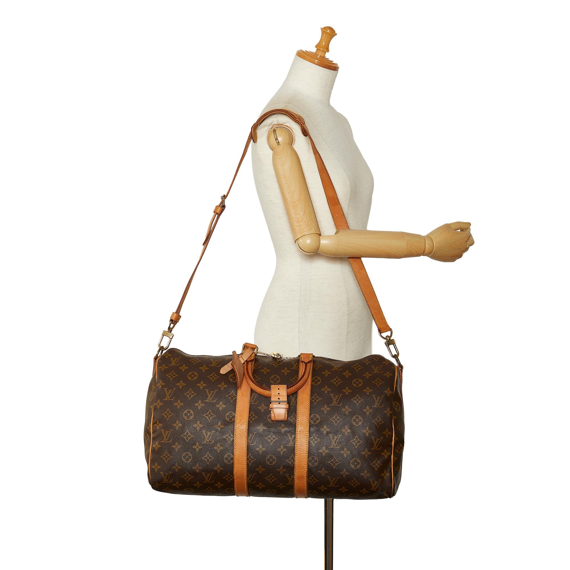 Louis Vuitton Monogram Keepall Bandouliere 45 (SHG-LkMGvF)