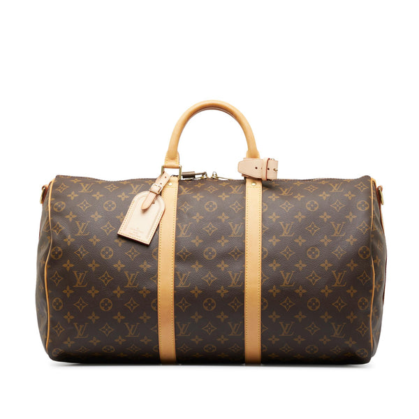 Pre Loved Louis Vuitton Monogram Prism Keepall Bandouliere 50
